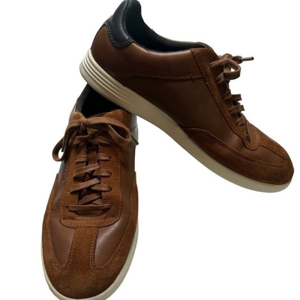 Cole Haan Grand Crosscourt II Brown Leather Suede Sneakers C28934 Mens 8M